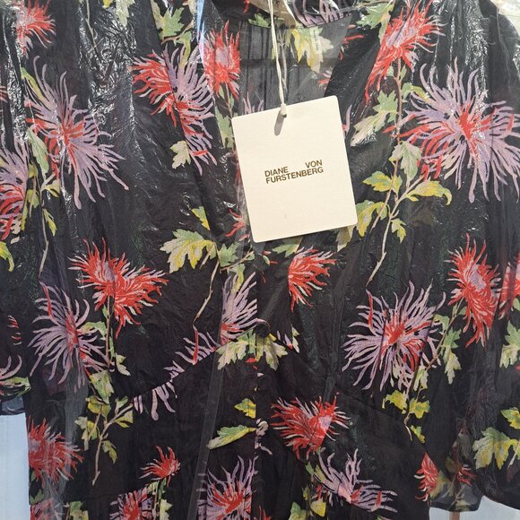 NWT Diane Von Furstenberg Erica Maxi Dress with pockets 🔥 - Picture 10 of 12